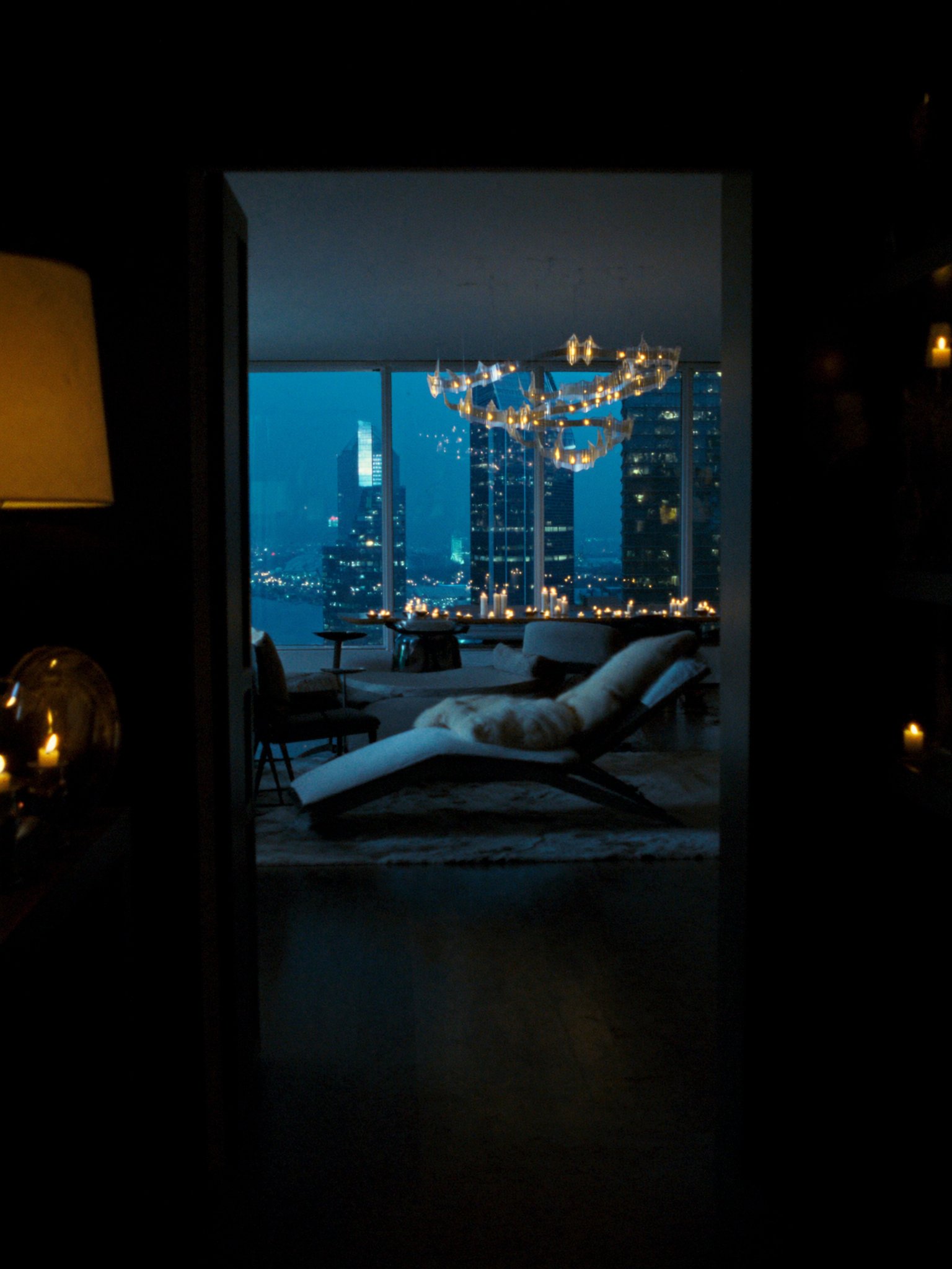City penthouse at night